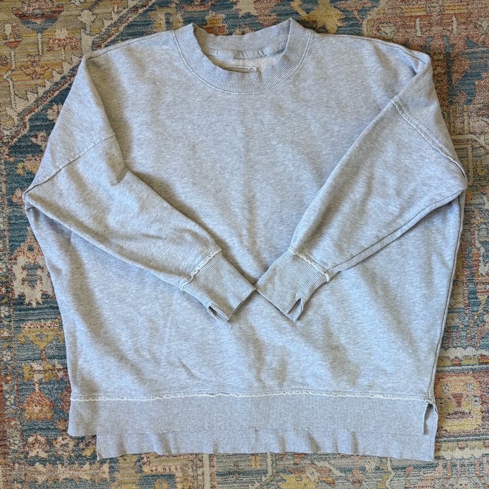 Aerie Light Gray Sweatshirt S